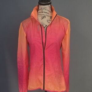REEBOK, Gradient Pink and Orange Women's Jacket